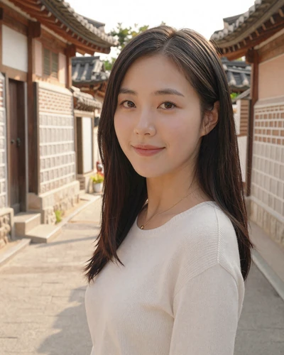 Soo-Jin, 28, Korean woman from Seoul in Bukchon Hanok Village seeking meaningful relationship
