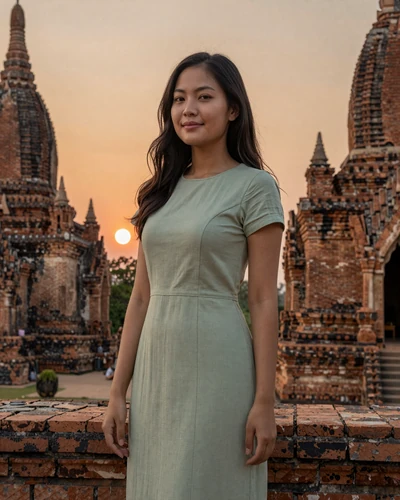Hla Hla, 26, Burmese woman from Bagan open to international dating